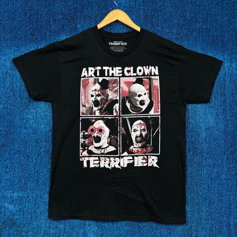 Terrifier “Art The Clown” Graphic Horror Movie T-Shirt Size L